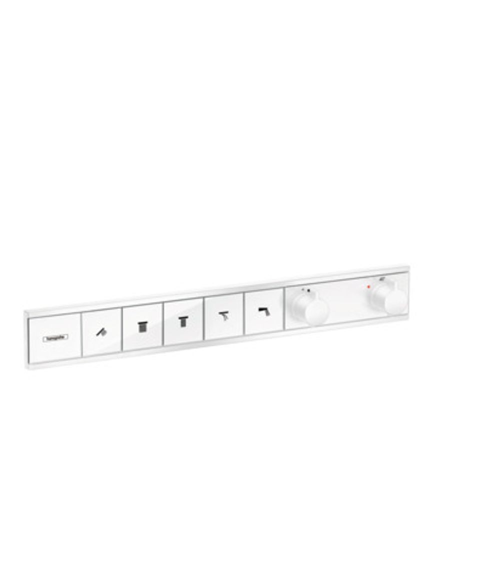 https://raleo.de:443/files/img/11eeea1f8eedd0e092906bba4399b90c/size_l/Hansgrohe-HG-Thermostat-Unterputz-RainSelect-Fertigset-5-Verbraucher-mattweiss-15384700 gallery number 1